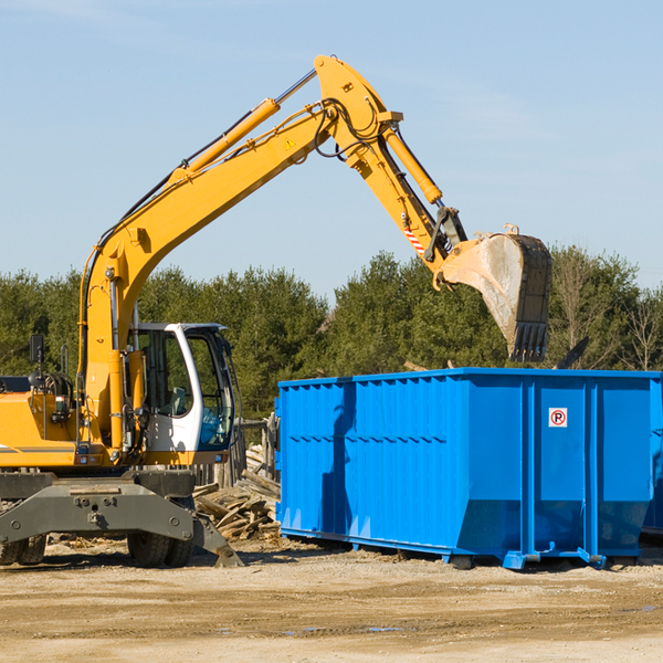 can i choose the location where the residential dumpster will be placed in Sterling KS